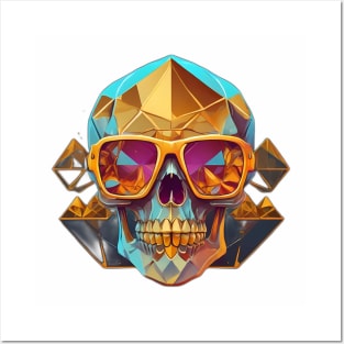 Colorful Skull Posters and Art